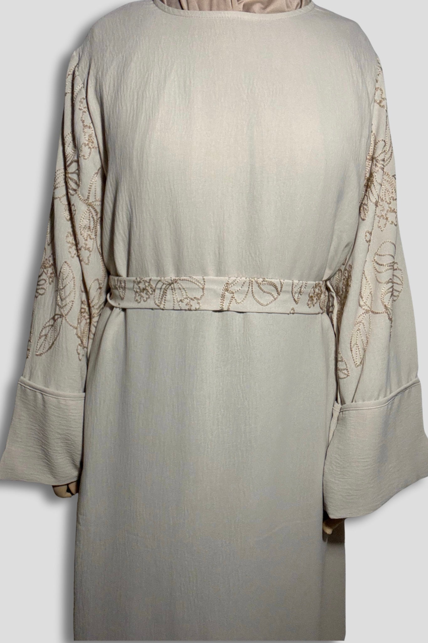 L’Abaya Brodée - Crème