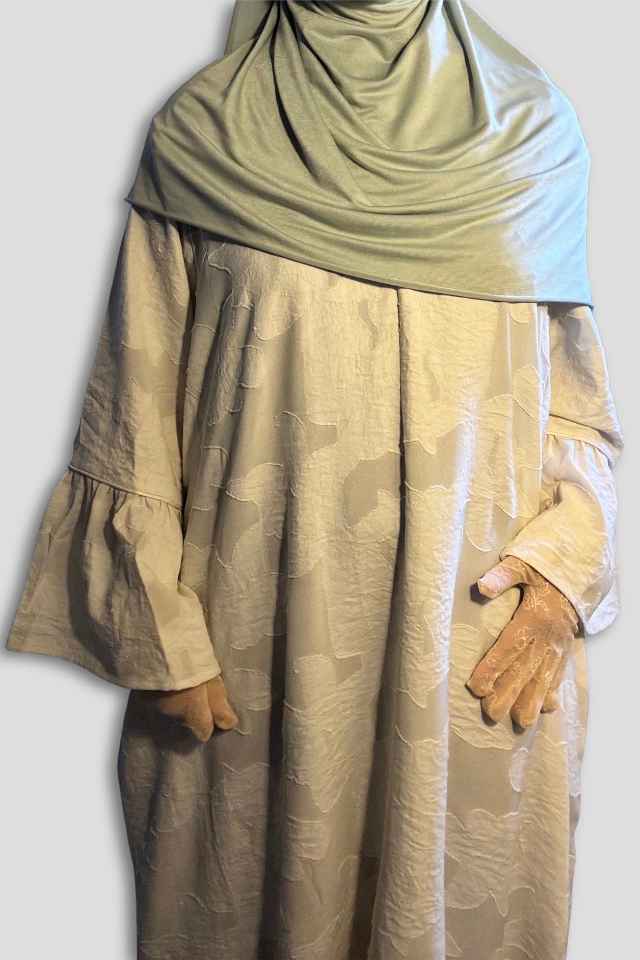 La Robe Jacquard - Crème