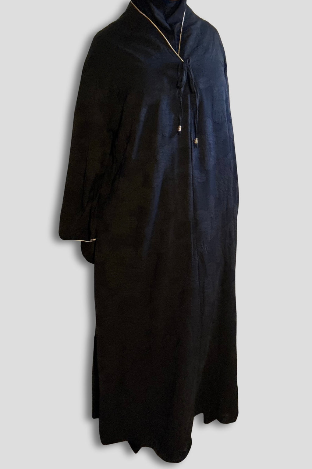 L’Abaya Bohème Chic - Noir