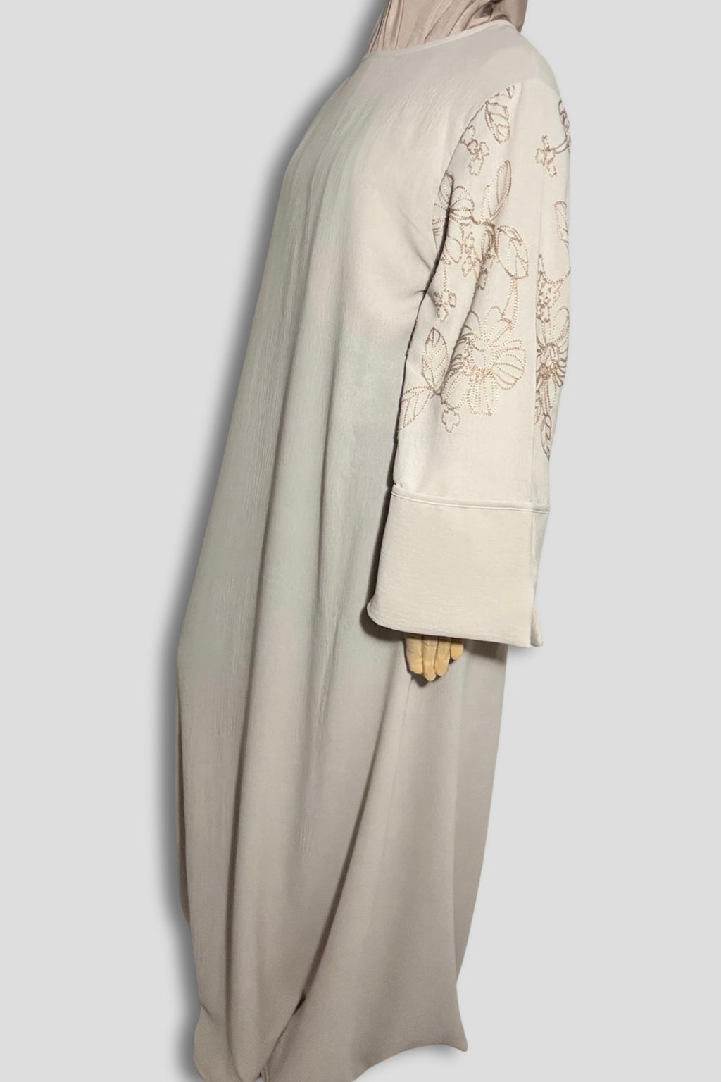 L’Abaya Brodée - Crème