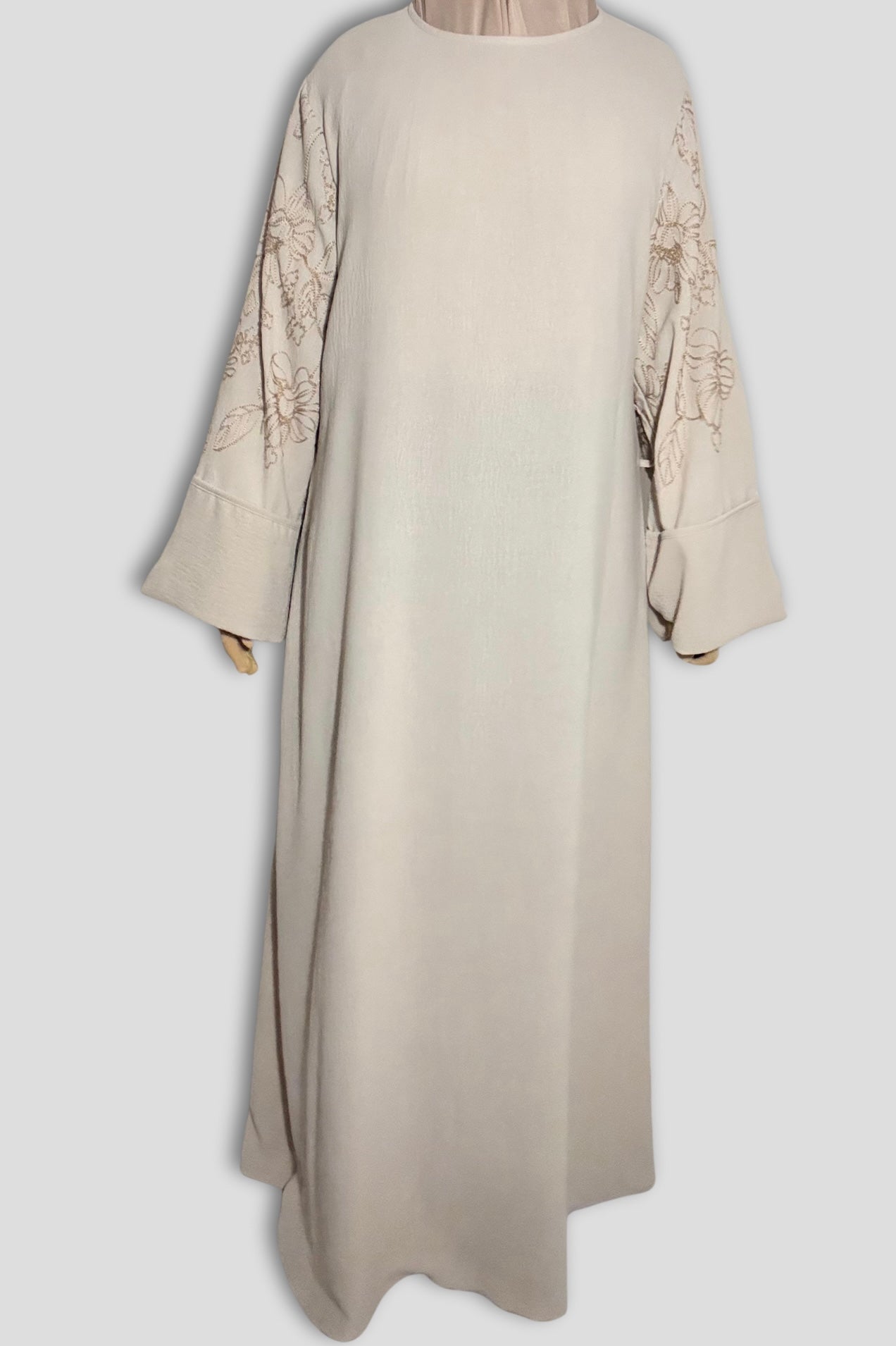 L’Abaya Brodée - Crème