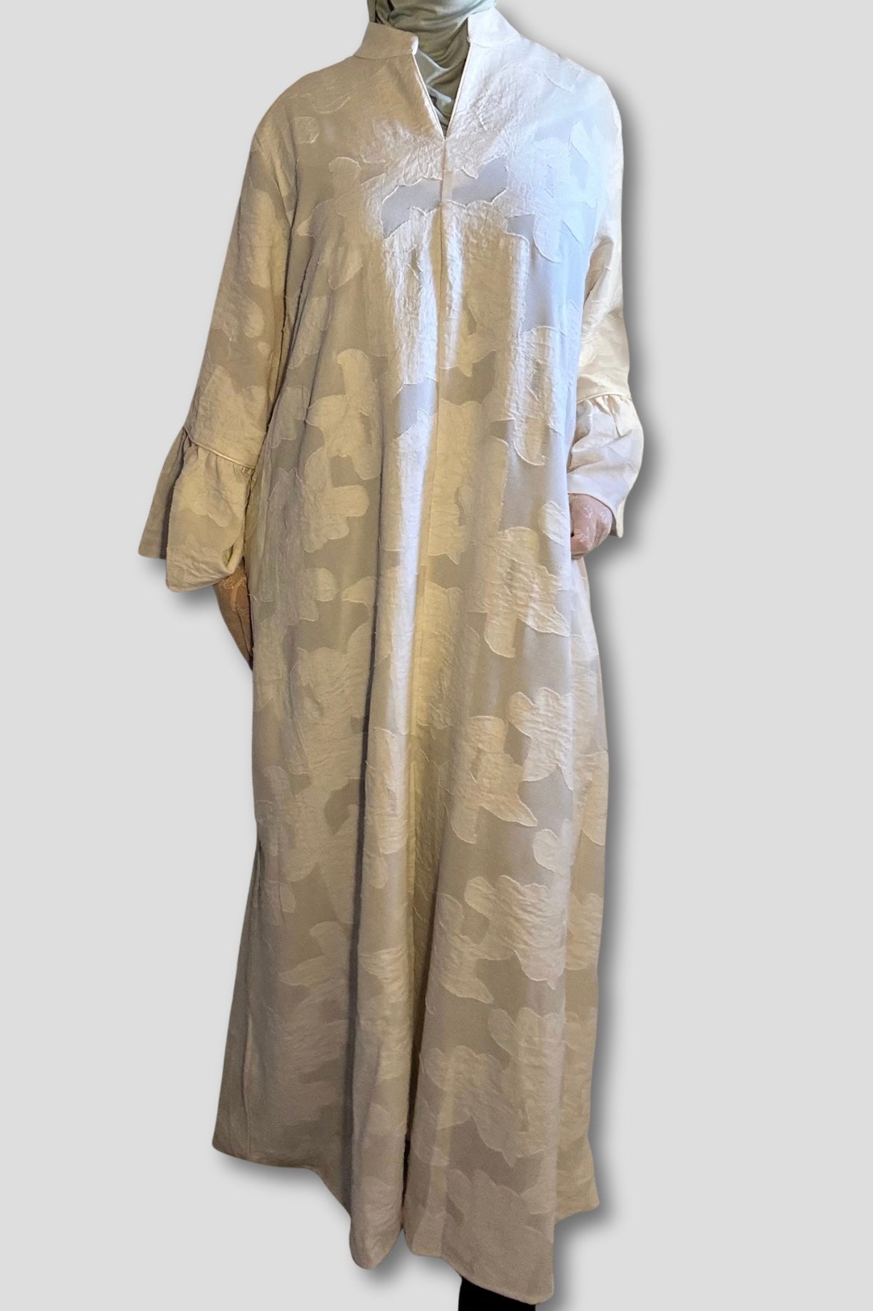La Robe Jacquard - Crème