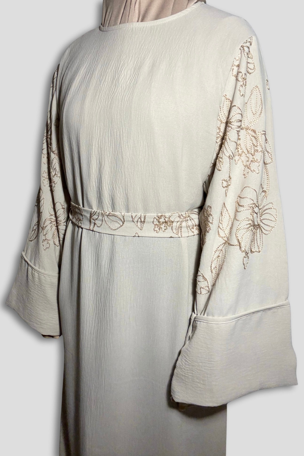 L’Abaya Brodée - Crème
