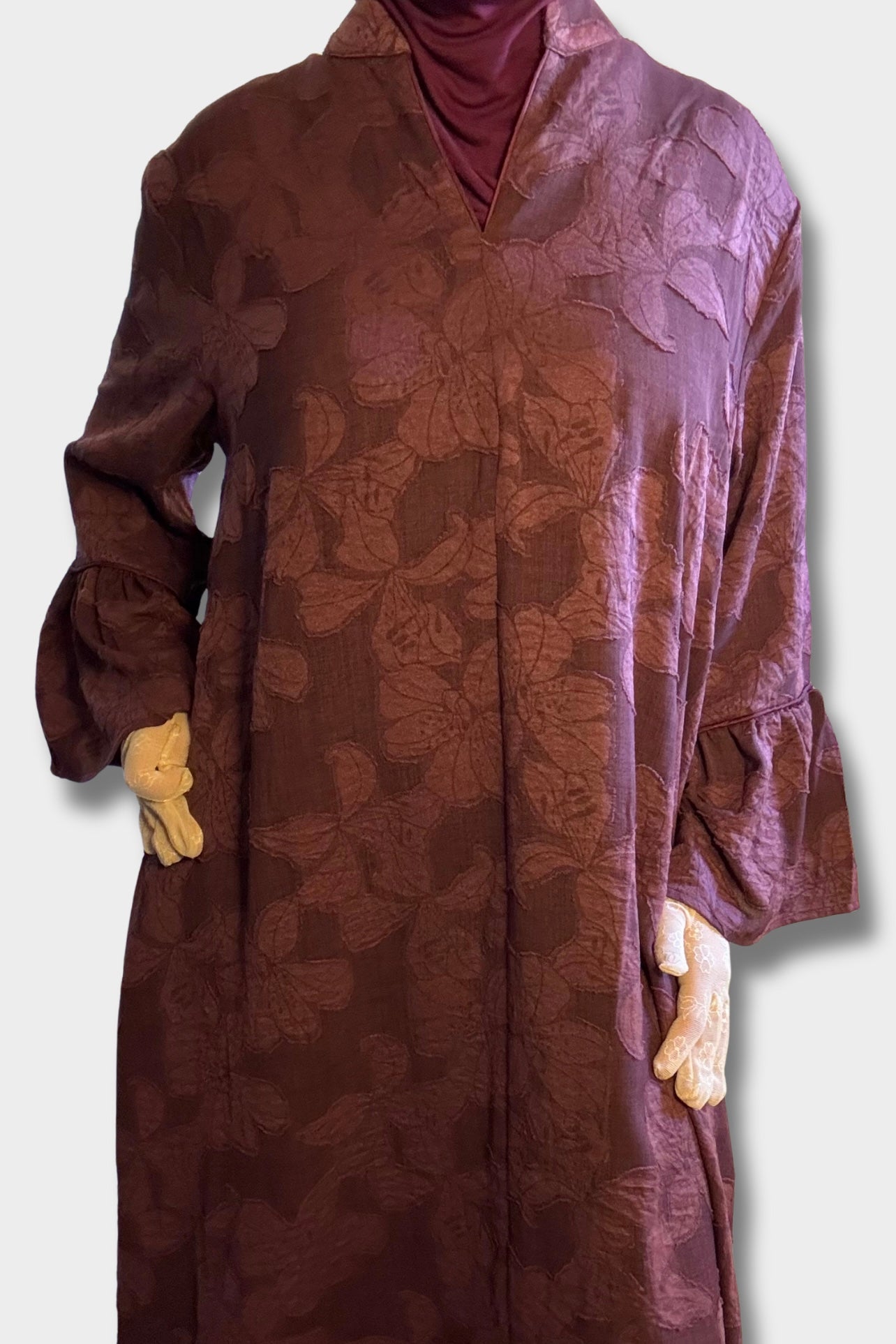 La Robe Jacquard - Bordeaux
