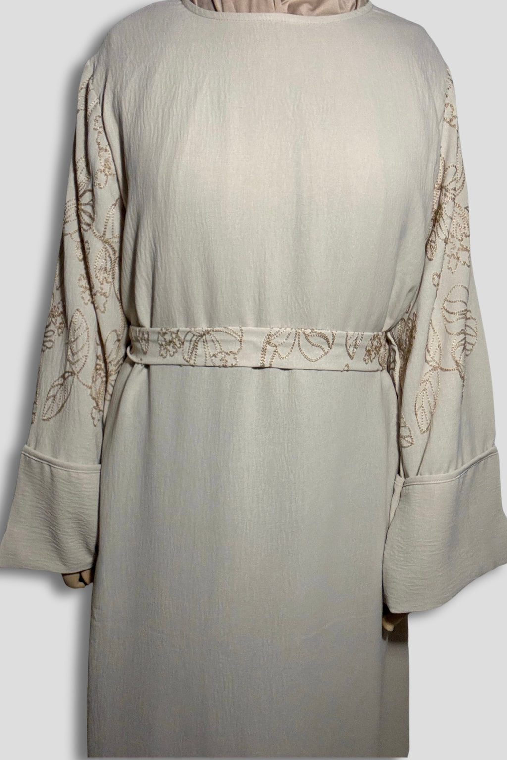 L’Abaya Brodée - Crème