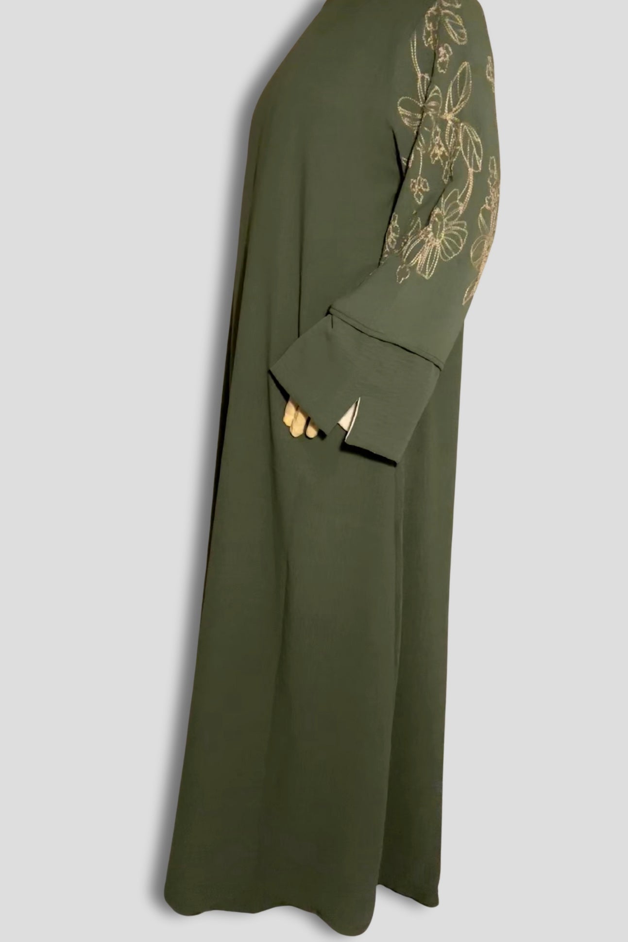L’Abaya Brodée - Vert