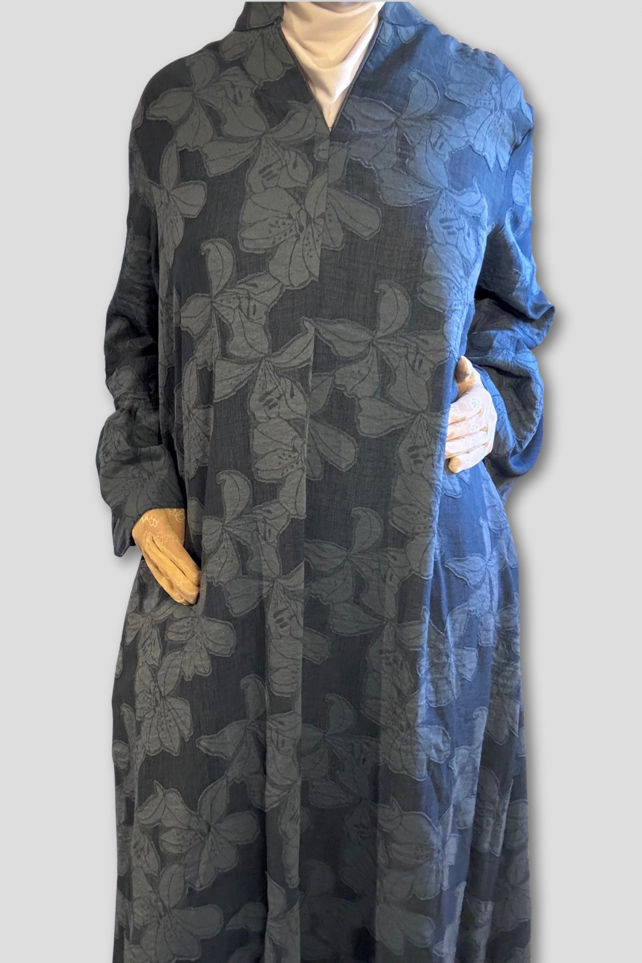 La Robe Jacquard - Bleu