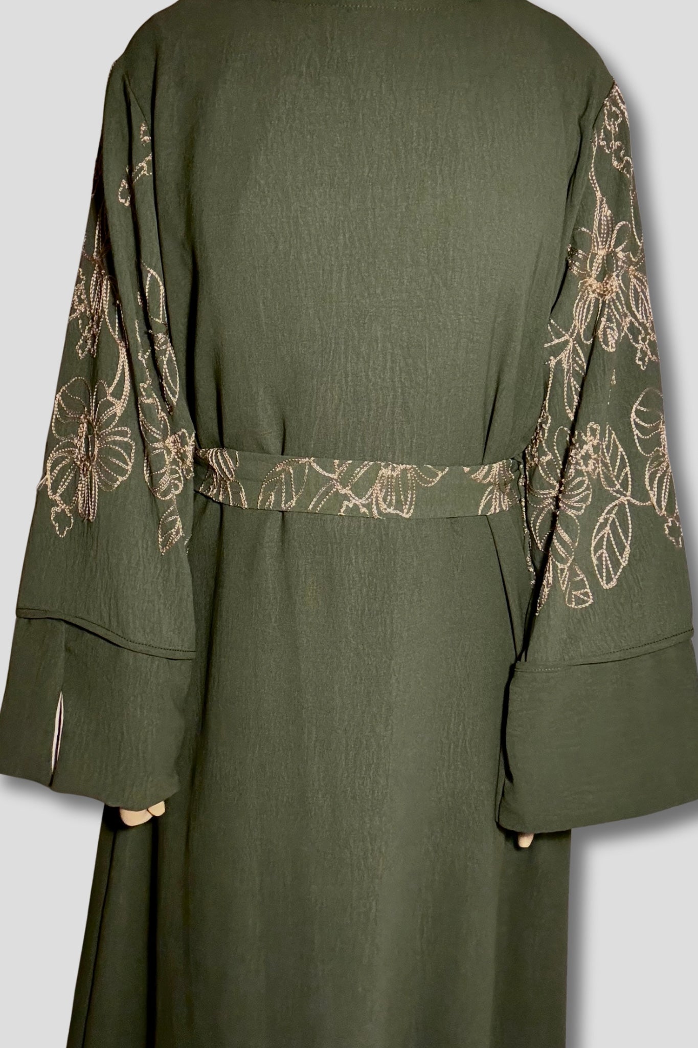 L’Abaya Brodée - Vert